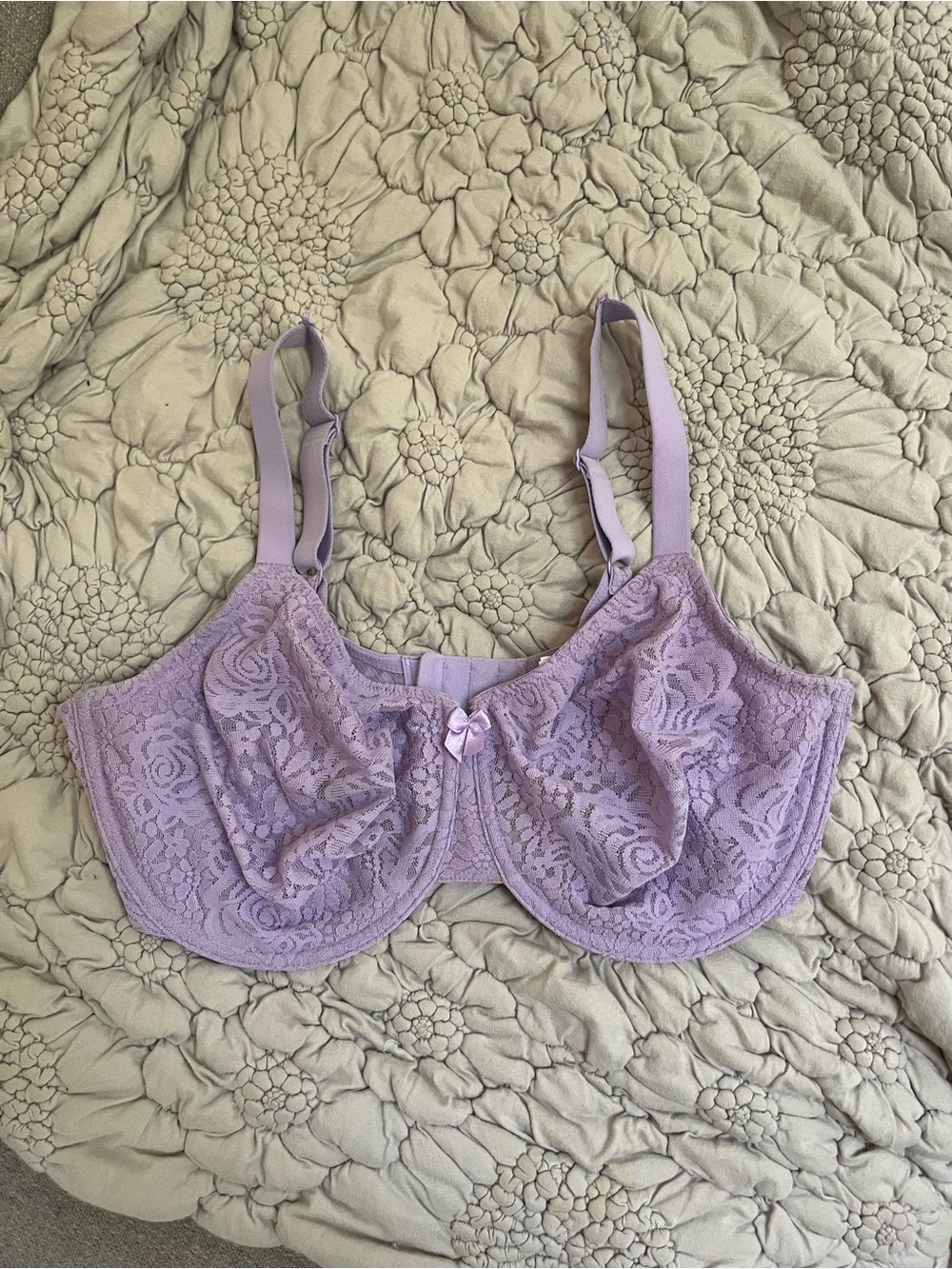 Wacoal Lilac Lace Underwire Bra